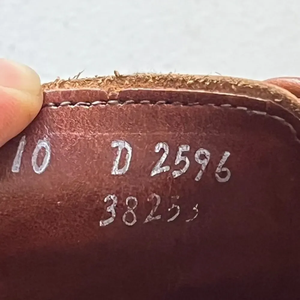Allen Edmonds Fullerton Mens Size 10 Brown Leather Oxford Dress Shoes